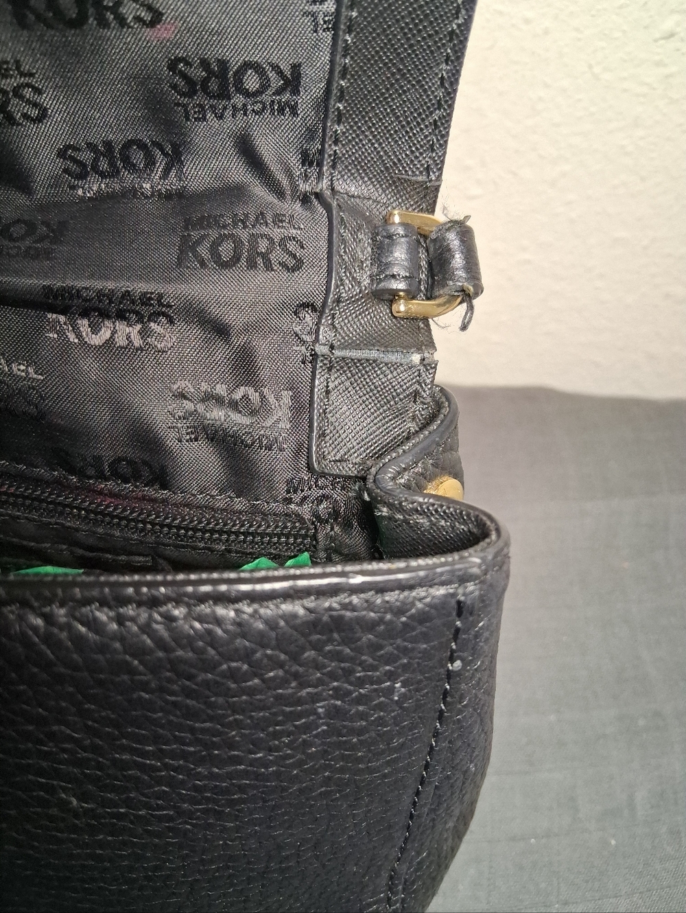 Michael Kors Small Callie Black Crossbody With Adjustable Strap - Picture 6 of 10